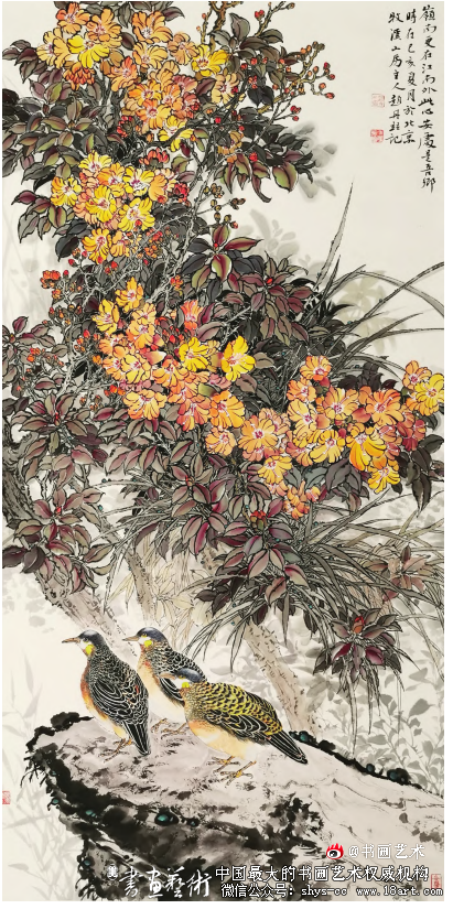 幽寒之境·赵丹的冰雪花鸟 赵丹 中国画 第2张 幽寒之境·赵丹的冰雪花鸟 赵丹 中国画 第2张