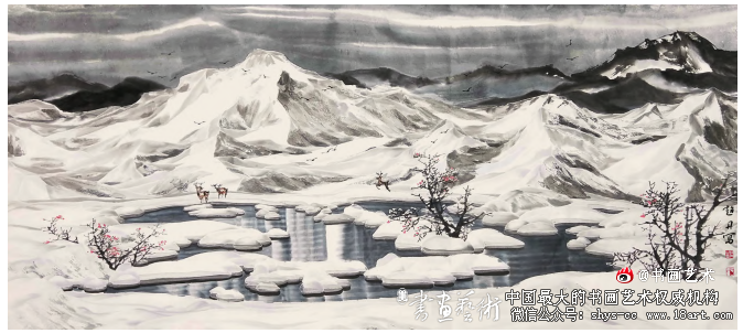 幽寒之境·赵丹的冰雪花鸟 赵丹 中国画 第5张 幽寒之境·赵丹的冰雪花鸟 赵丹 中国画 第5张
